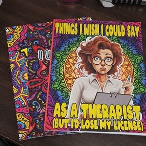 Bundle of 3 Adult Swear Word Colouring Books
